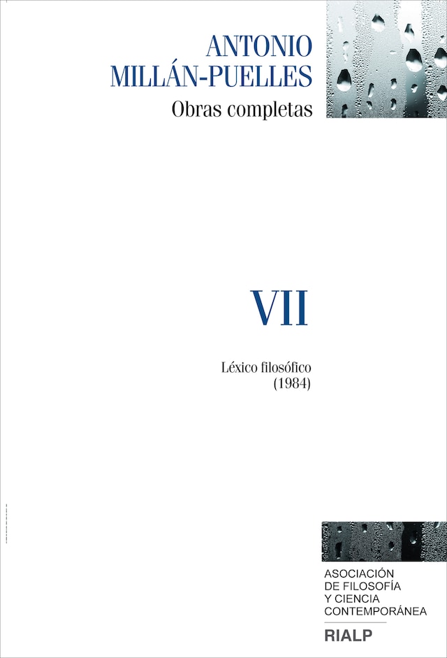 Bokomslag for Millán-Puelles. VII. Obras completas