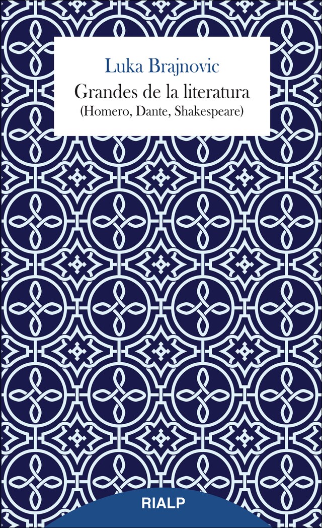 Kirjankansi teokselle Grandes de la literatura (Homero, Dante, Shakespeare)