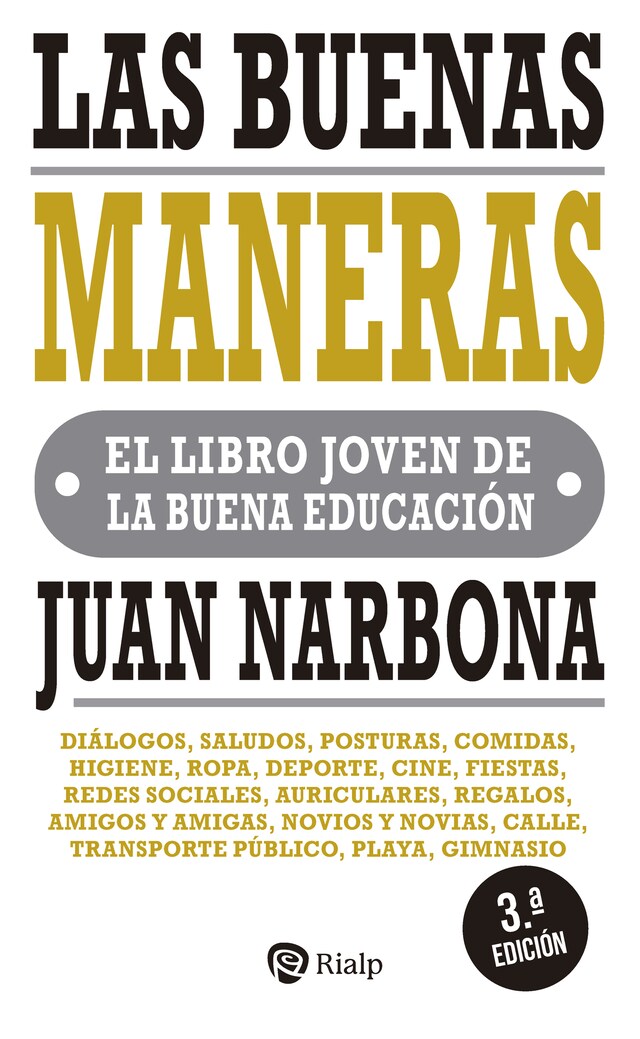 Copertina del libro per Las buenas maneras