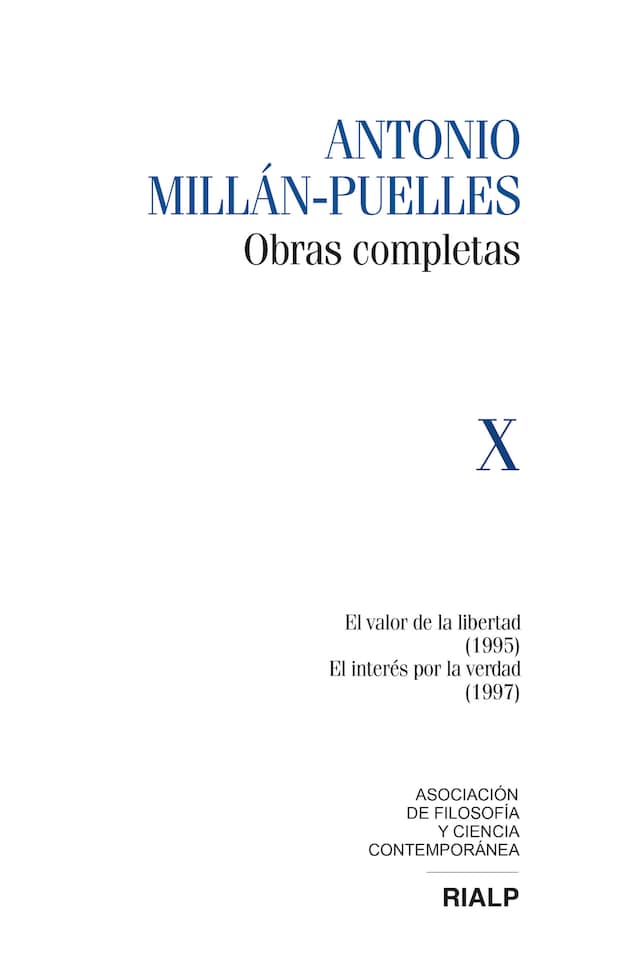 Bokomslag for Millán-Puelles Vol. X Obras Completas