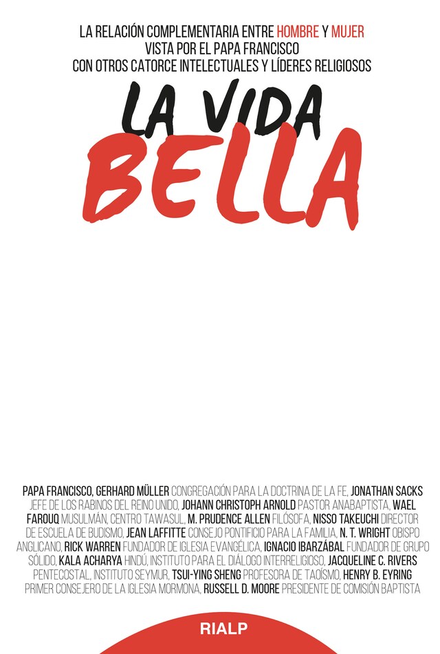 Book cover for La vida bella