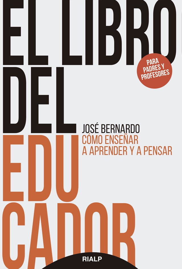 Kirjankansi teokselle El libro del educador