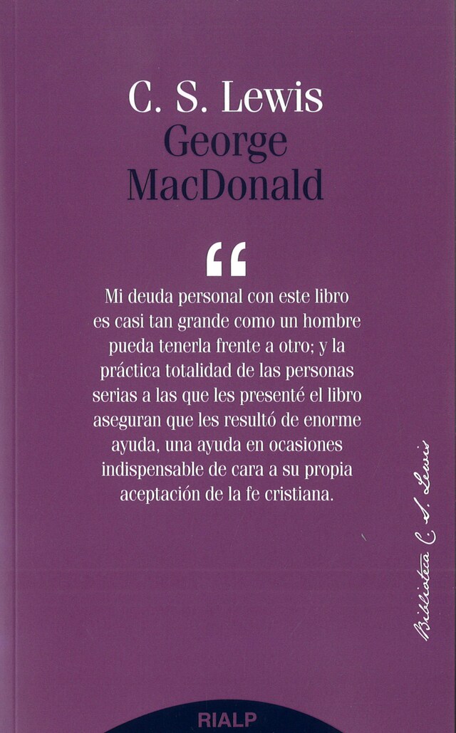 Boekomslag van George MacDonald