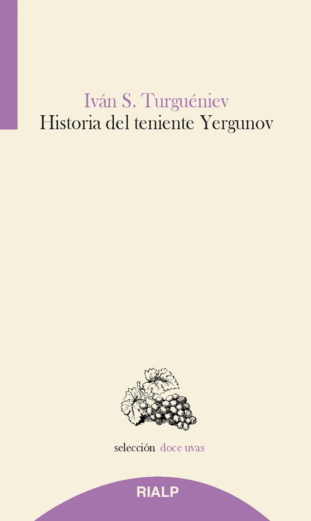 Kirjankansi teokselle Historia del teniente Yergunov