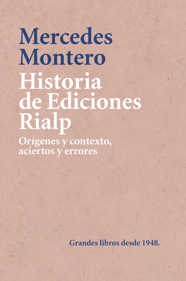 Okładka książki dla Historia de Ediciones Rialp