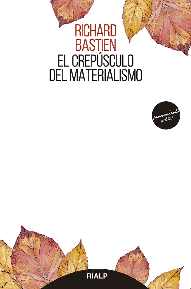 Couverture de livre pour El crepúsculo del materialismo
