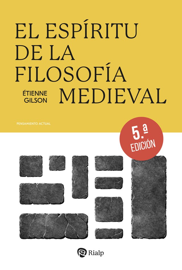 Boekomslag van El espíritu de la filosofía medieval