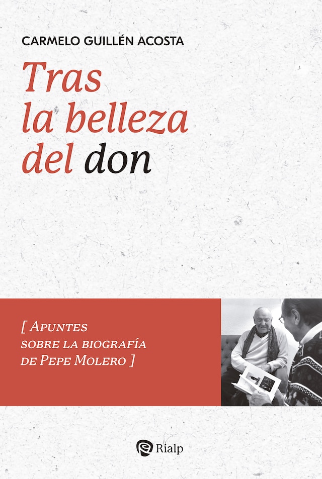 Book cover for Tras la belleza del don