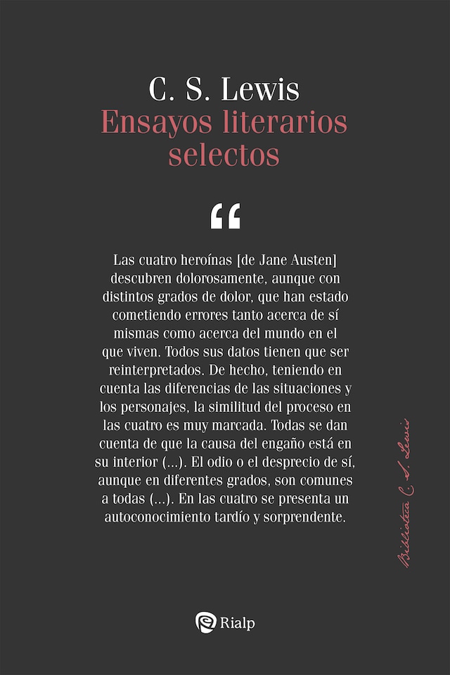 Book cover for Ensayos literarios selectos