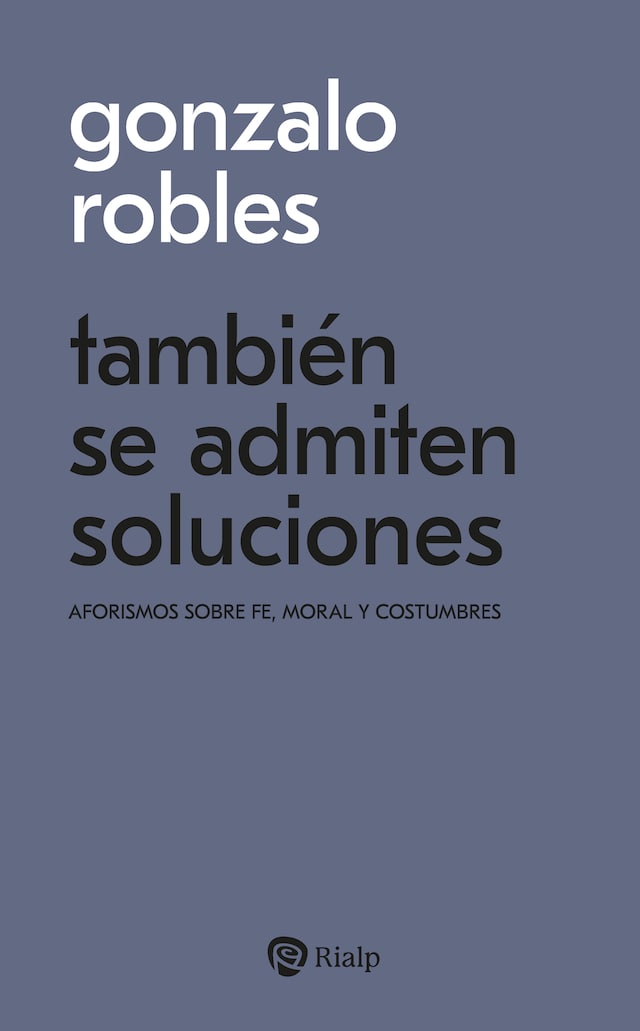 Portada de libro para También se admiten soluciones