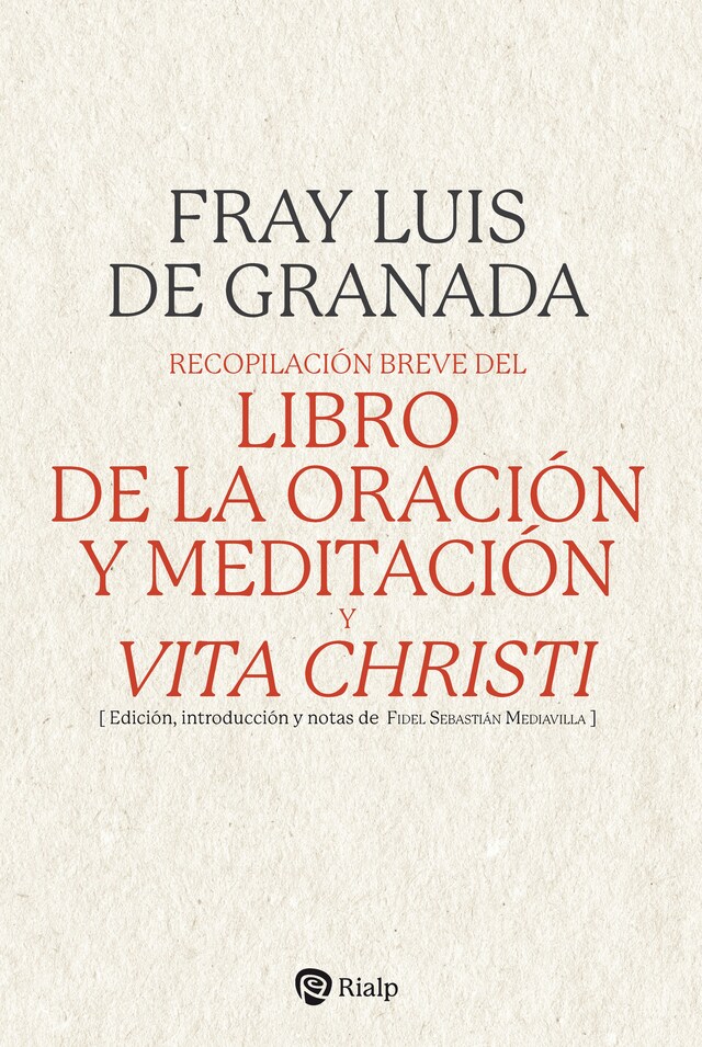 Book cover for Recopilación breve del "Libro de la oración y meditación", y "Vita Christi"