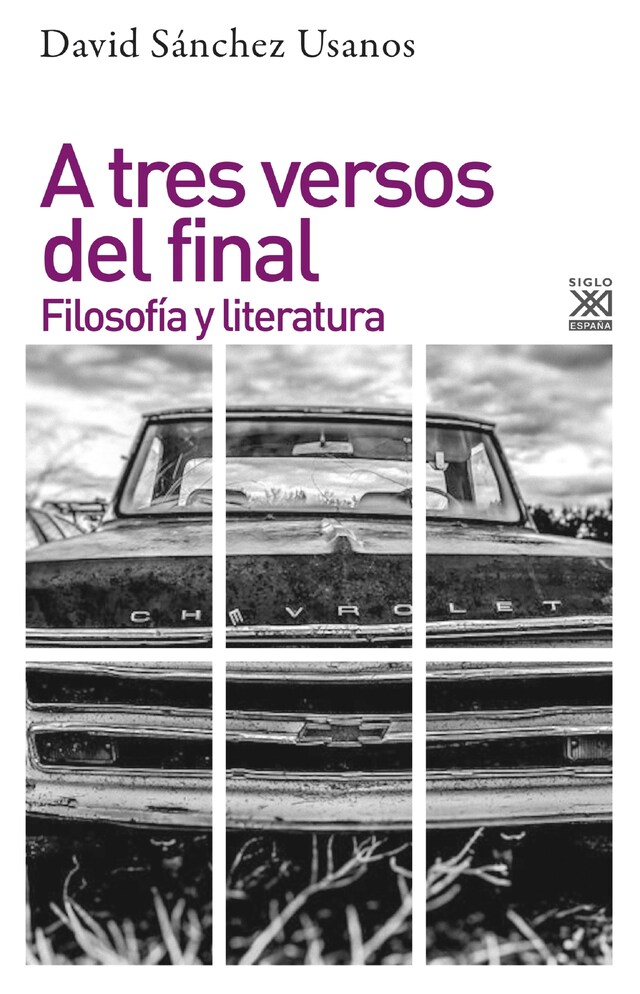 Portada de libro para A tres versos del final