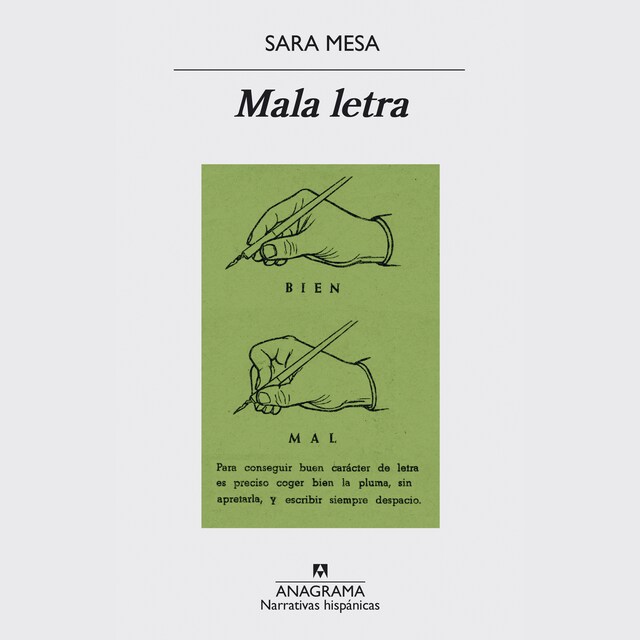 Copertina del libro per Mala letra