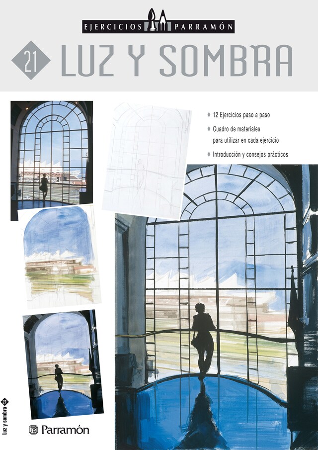 Copertina del libro per Ejercicios Parramón. Luz y sombra