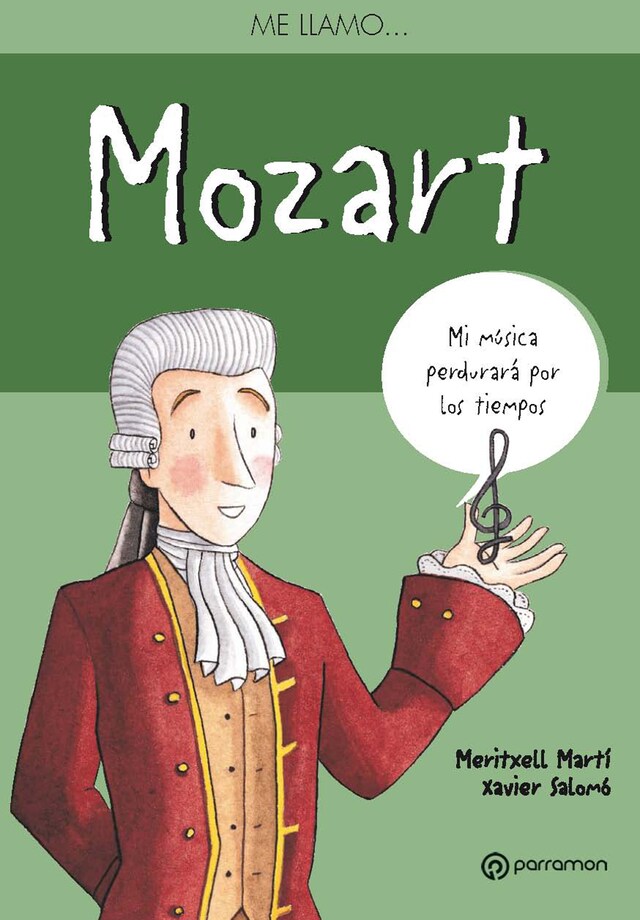 Couverture de livre pour Me llamo Mozart