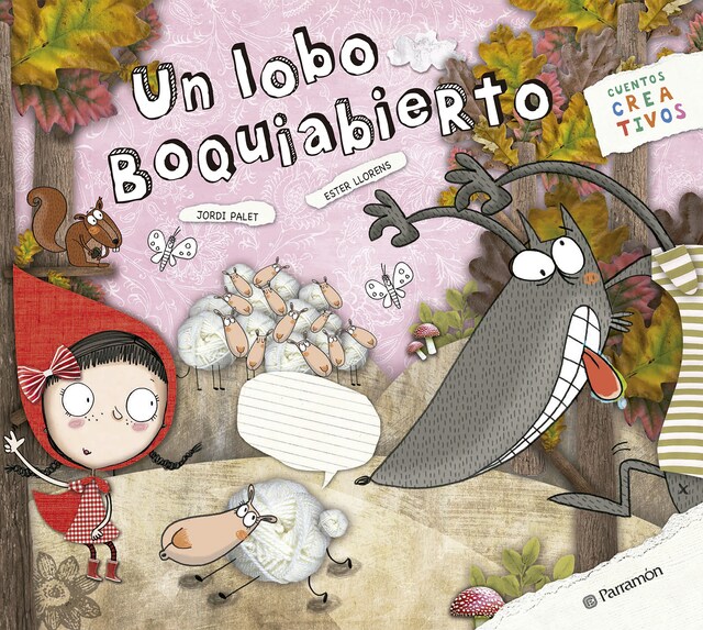 Book cover for Un lobo boquiabierto