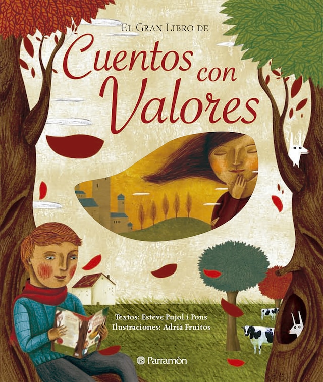 Book cover for El gran libro de los cuentos con valores