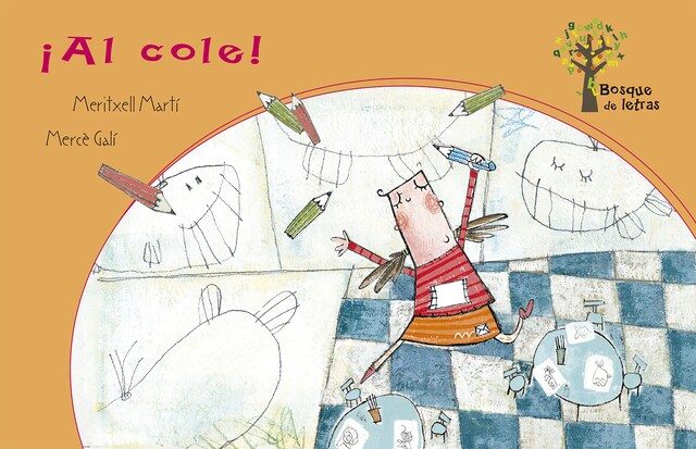 Portada de libro para ¡Al cole!