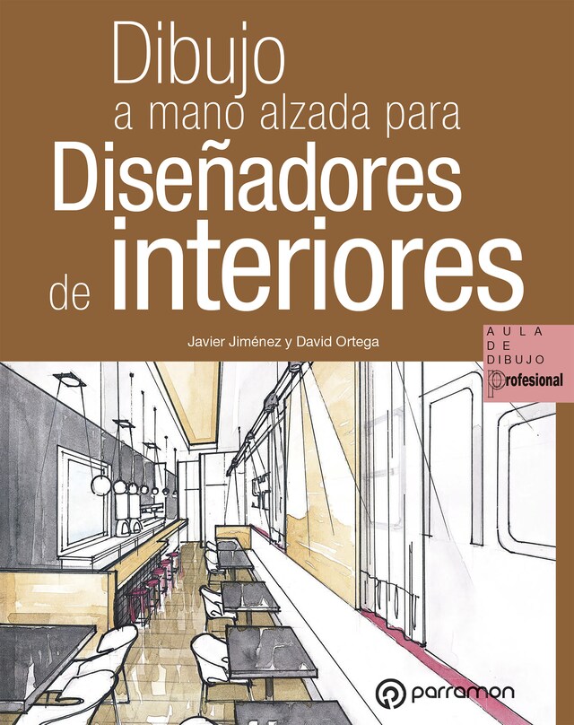 Portada de libro para Dibujo a mano alzada para diseñadores de interiores