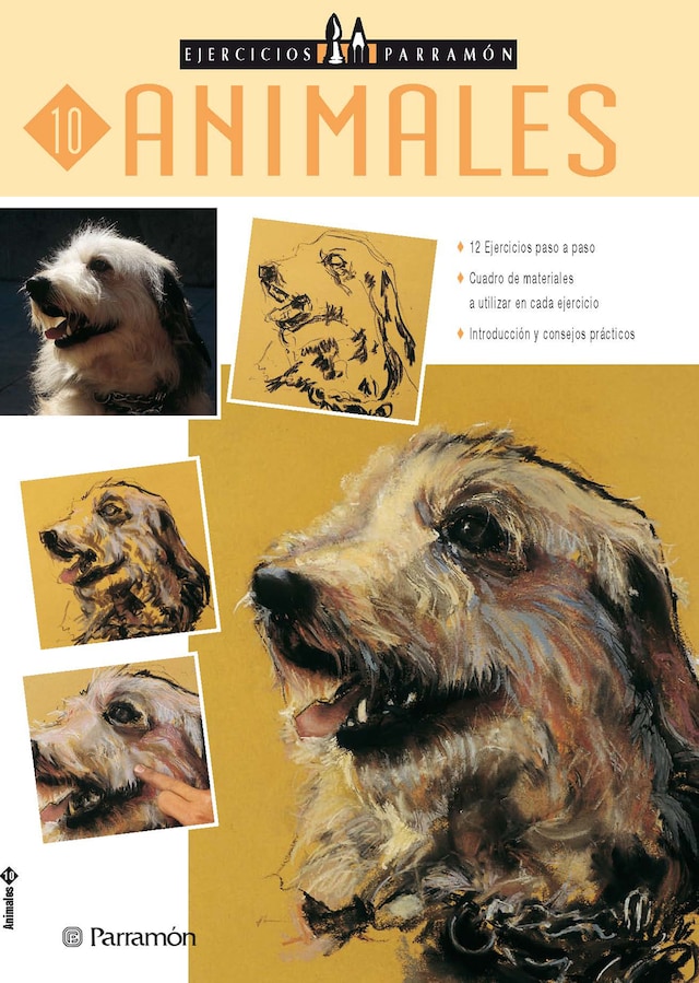 Portada de libro para Ejercicios Parramón. Animales