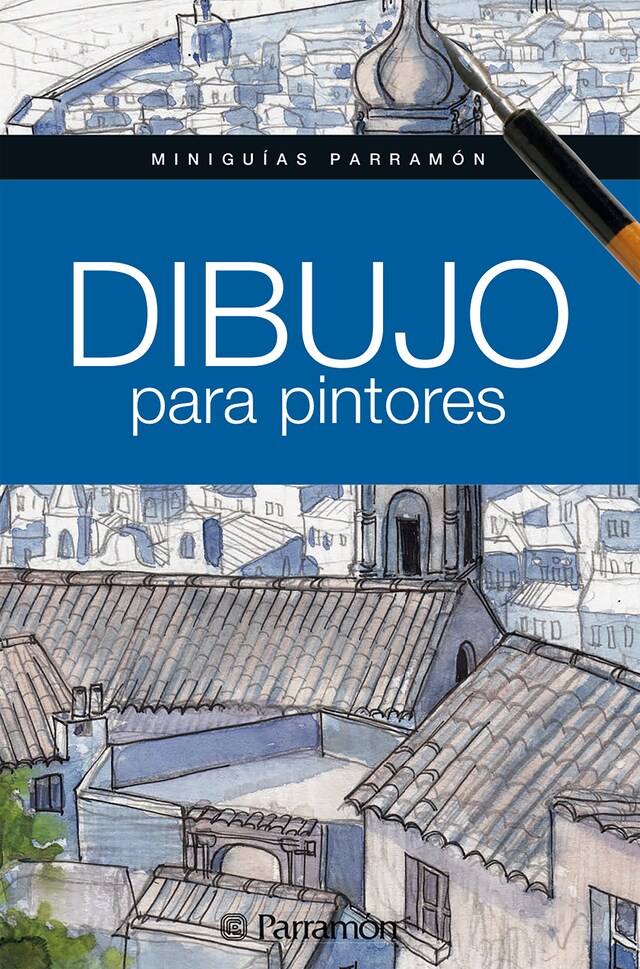 Portada de libro para Miniguías Parramón. Dibujo para pintores