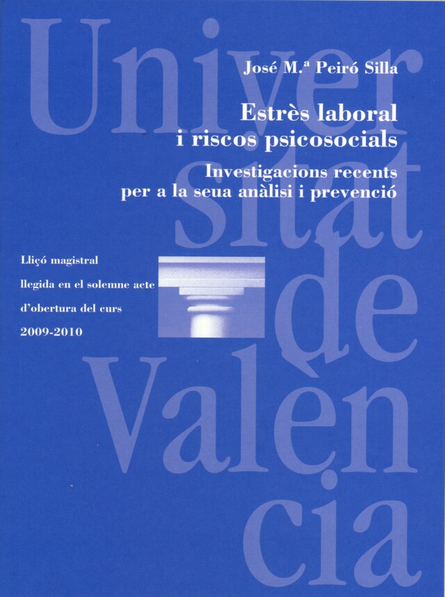 Book cover for Estrès laboral i riscos psicosocials