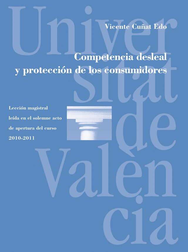 Bogomslag for Competencia desleal y protección de los consumidores