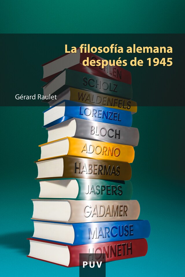 Kirjankansi teokselle La filosofía alemana después de 1945