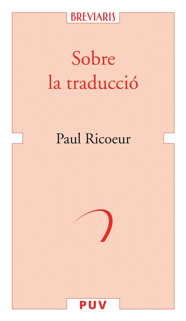 Book cover for Sobre la traducció