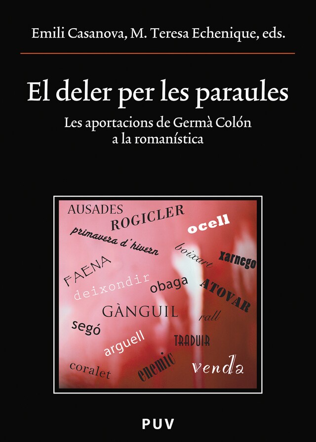 Couverture de livre pour El deler per les paraules