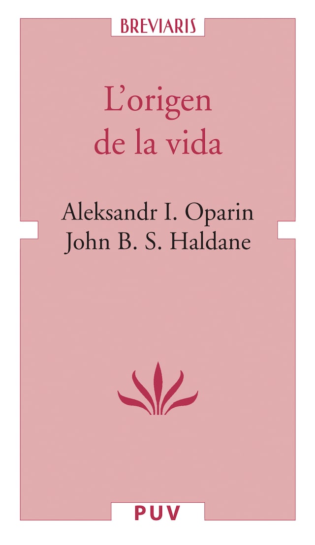 Okładka książki dla L'origen de la vida