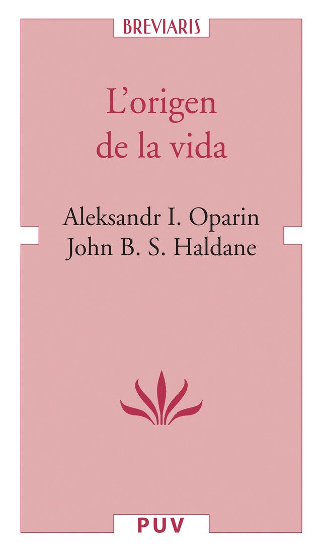 Couverture de livre pour L'origen de la vida