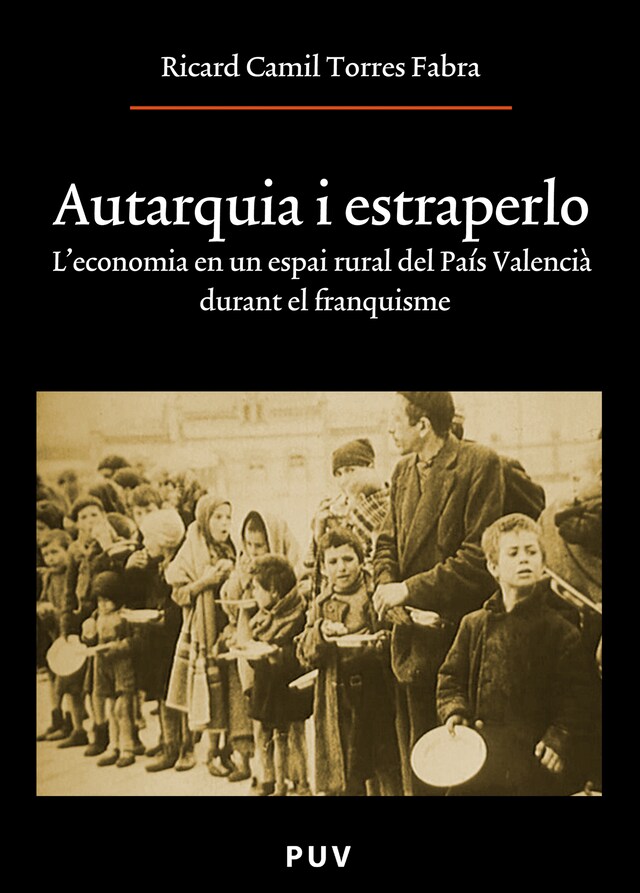 Copertina del libro per Autarquia i estraperlo