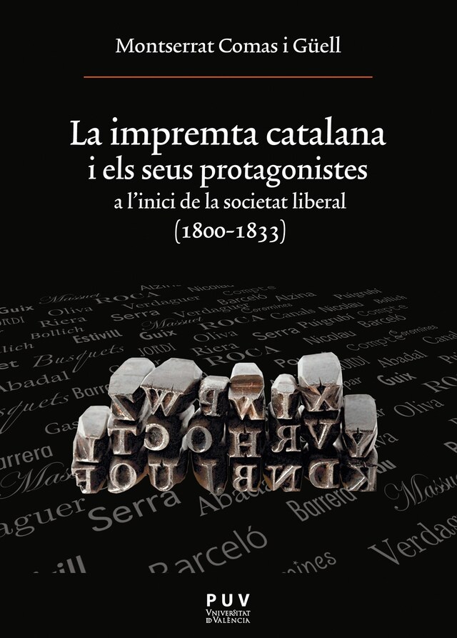 Kirjankansi teokselle La impremta catalana i els seus protagonistes