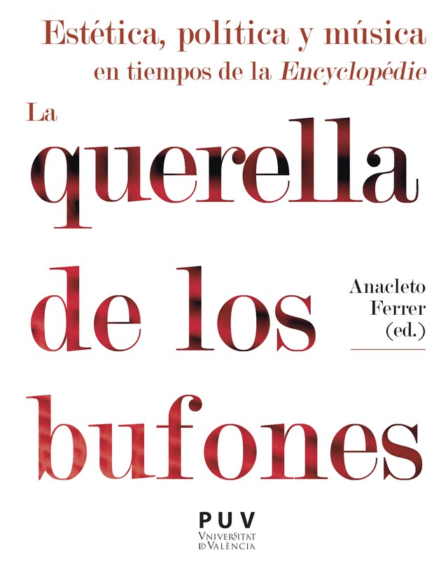 Portada de libro para Estética, política y música en tiempos de la Encyclopédie