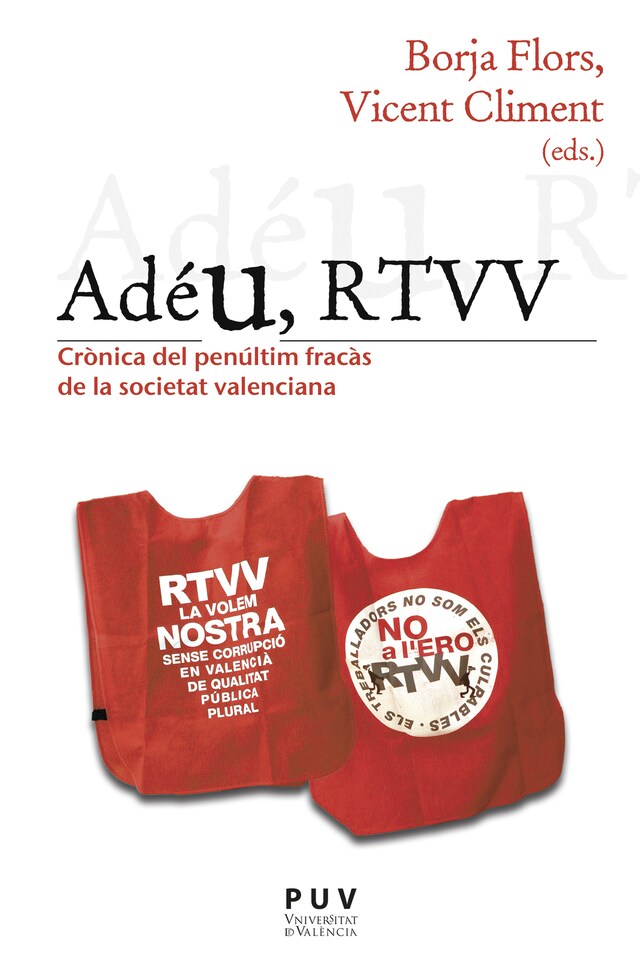 Portada de libro para Adéu, RTVV