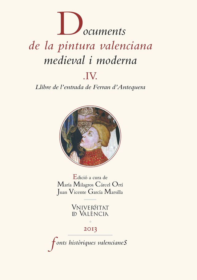 Book cover for Documents de la pintura valenciana medieval i moderna IV