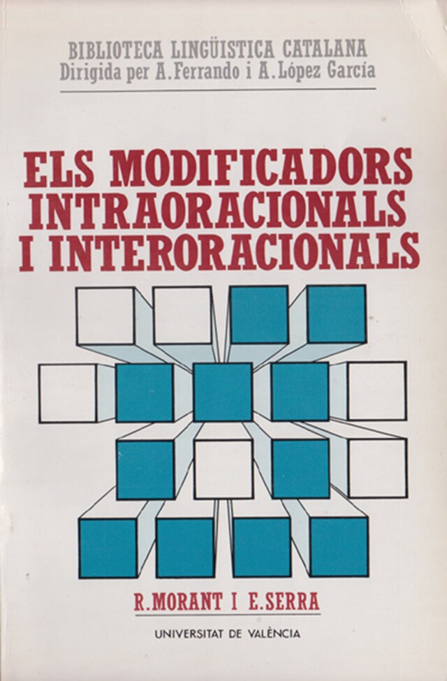 Couverture de livre pour Els modificadors intraoracionals i interoracionals