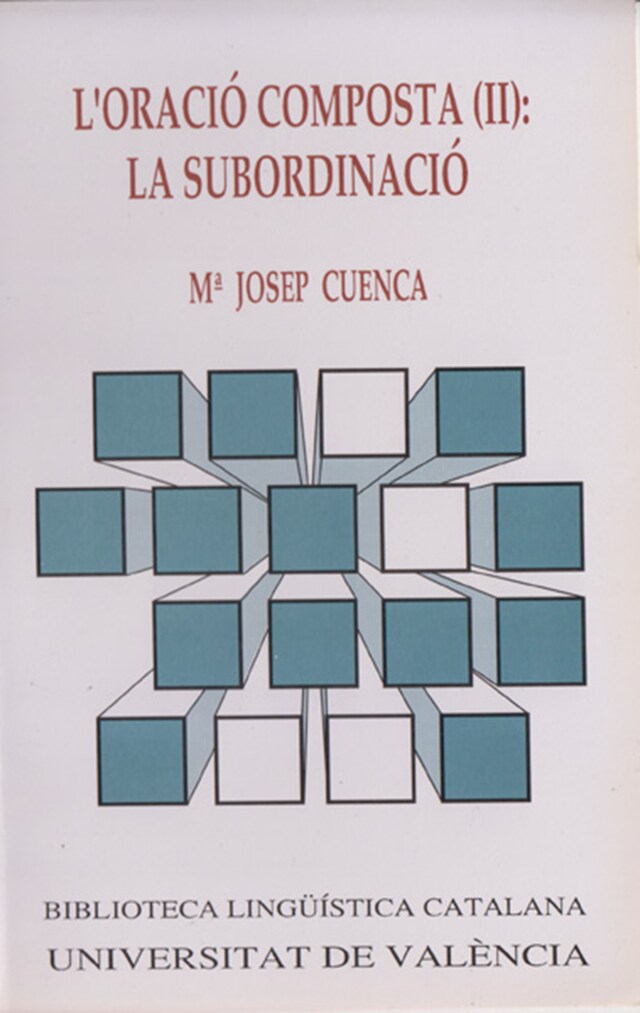 Boekomslag van L'oració composta (II): la subordinació