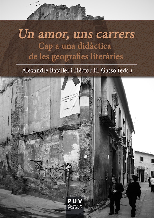 Portada de libro para Un amor, uns carrers