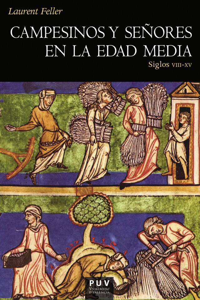 Book cover for Campesinos y señores en la Edad Media