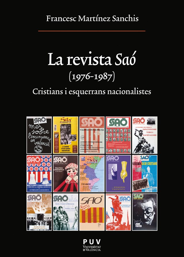 Kirjankansi teokselle La revista Saó (1976-1987)