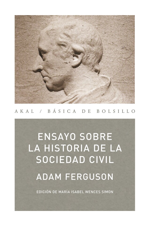 Book cover for Ensayo sobre la historia de la sociedad civil