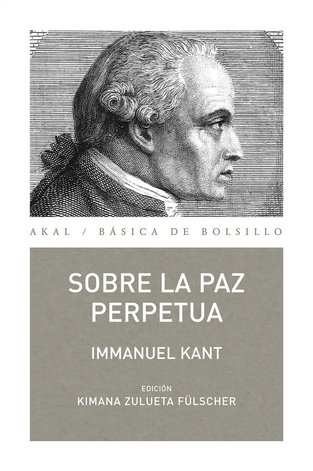 Book cover for Sobre la paz perpetua