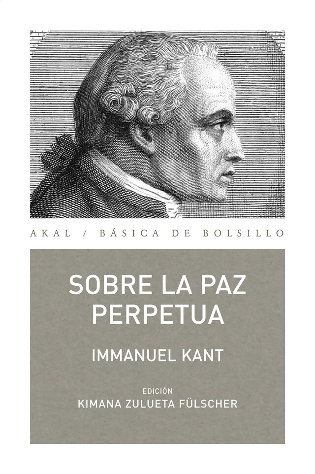 Kirjankansi teokselle Sobre la paz perpetua