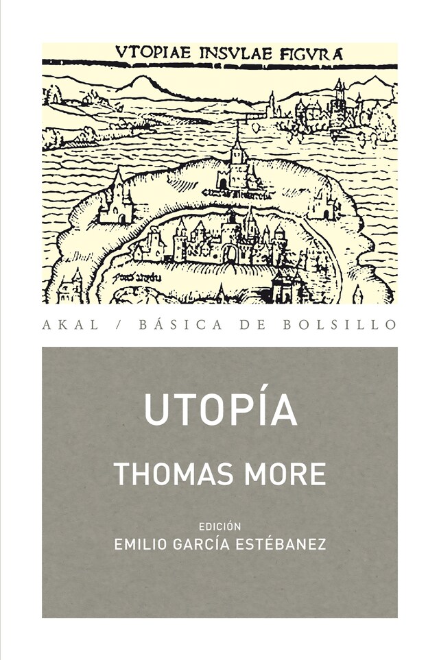 Kirjankansi teokselle Utopía