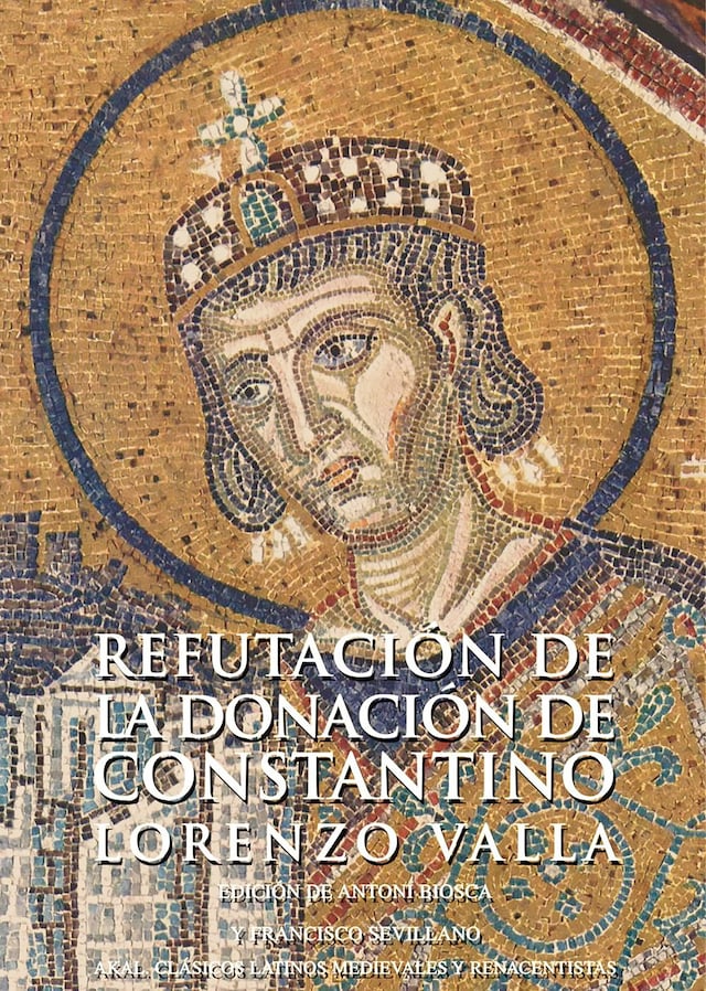 Copertina del libro per Refutación de la donación de Constantino