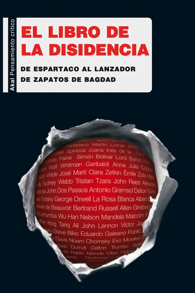 Book cover for El libro de la disidencia