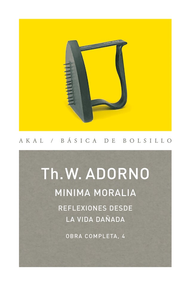 Book cover for Minima moralia: reflexiones desde la vida dañada