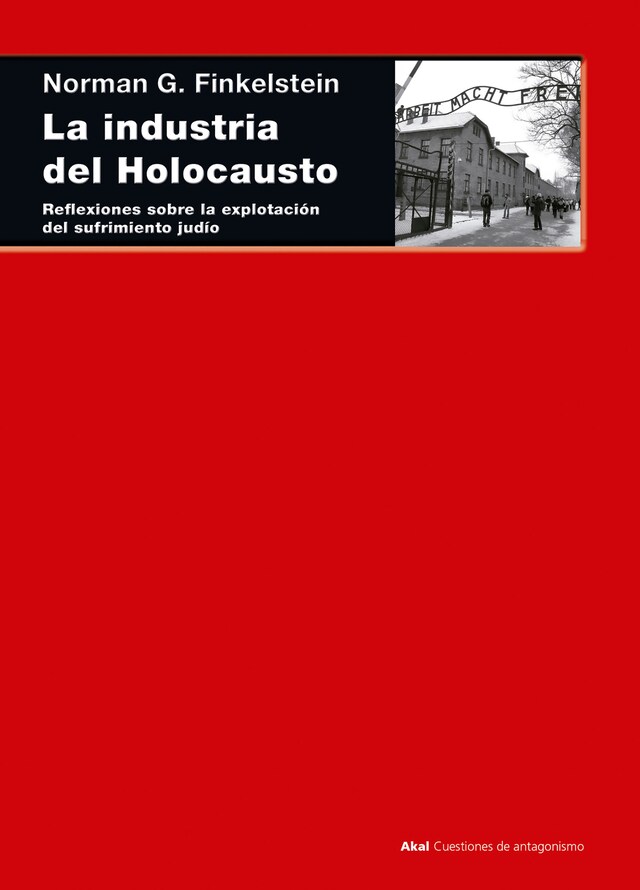 Book cover for La industria del Holocausto